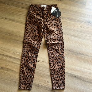 Articles of Society leopard print jeans